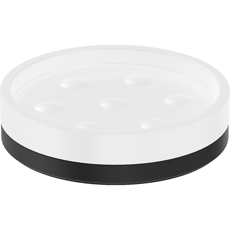 Mexen Triv laikiklis muilui, baltas/juodas - 70A33057-70W