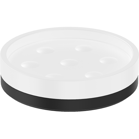 Mexen Triv laikiklis muilui, baltas/juodas - 70A33057-70W