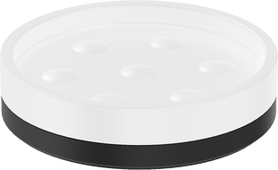 Mexen Triv laikiklis muilui, baltas/juodas - 70A33057-70W