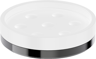 Mexen Triv stovintis muilo indelis, baltas/juodas chromas - 70A33057-73W