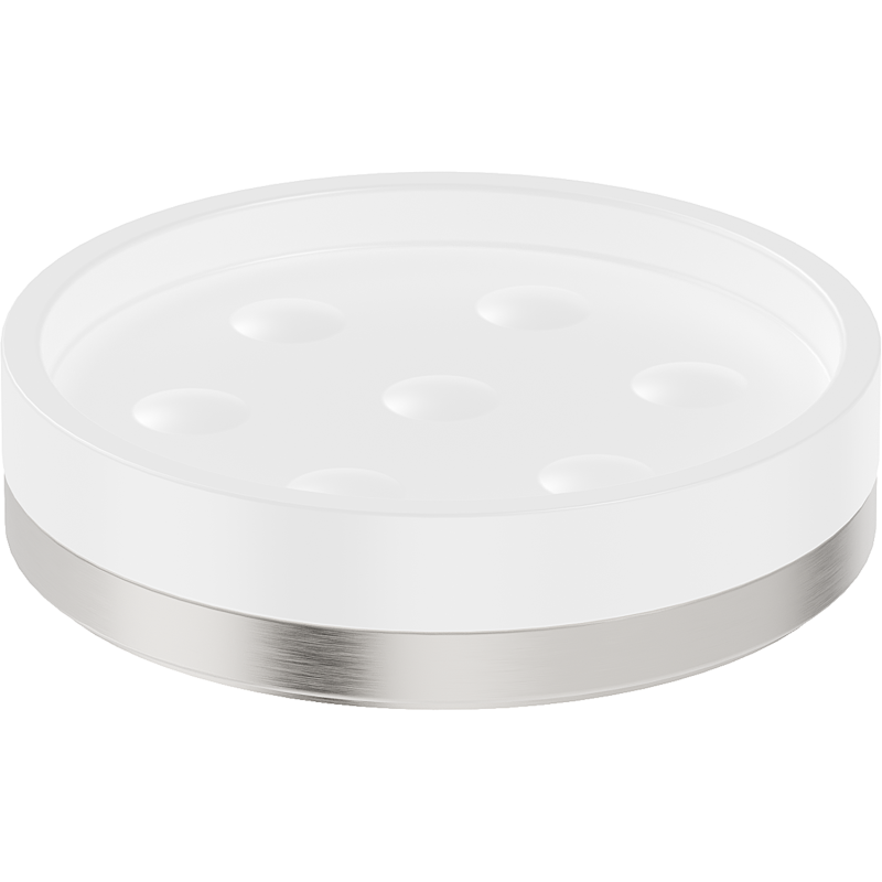 Mexen Triv muilinė stovinti, balta/šlifuotas nikelis - 70A33057-97W