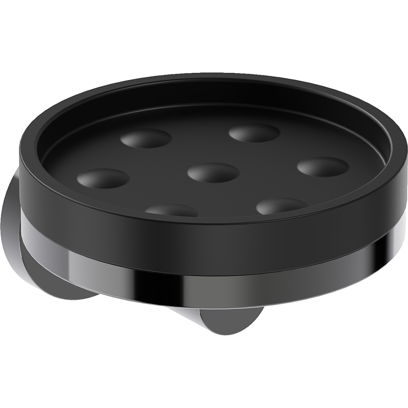 Mexen Triv muilo indelis, juodas/juodas chromas - 70A33055-73B