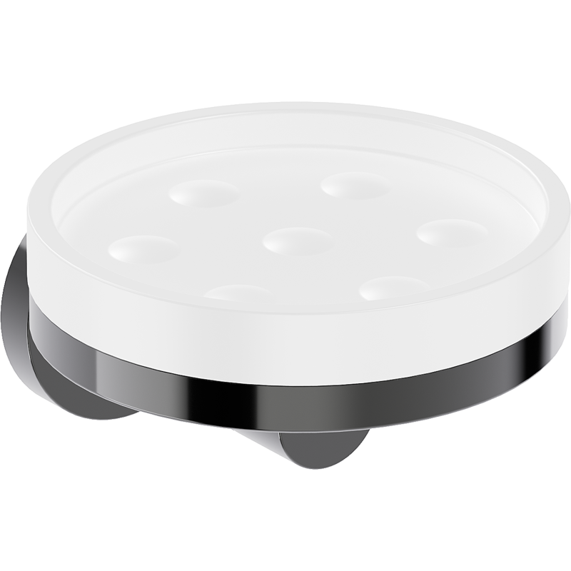 Mexen Triv muilinė, balta/juodas chromas - 70A33055-73W