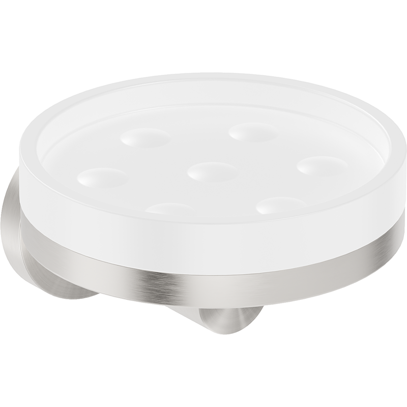 Mexen Triv muilinė, balta/šlifuotas nikeliu - 70A33055-97W