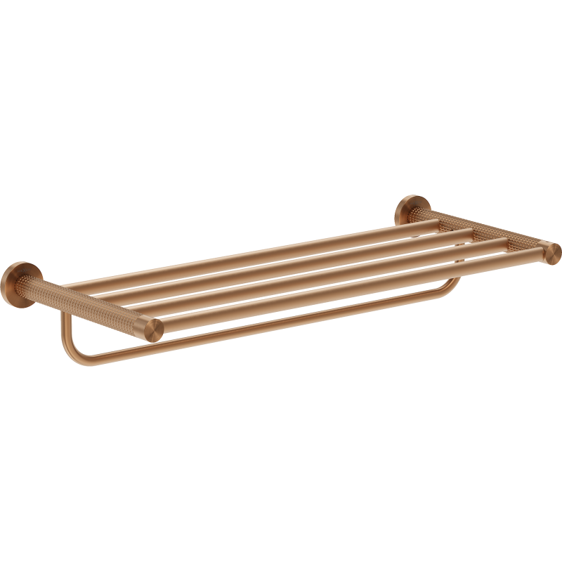 Mexen Triv rankšluosčių lentyna, šlifuota varis - 70A33081-65