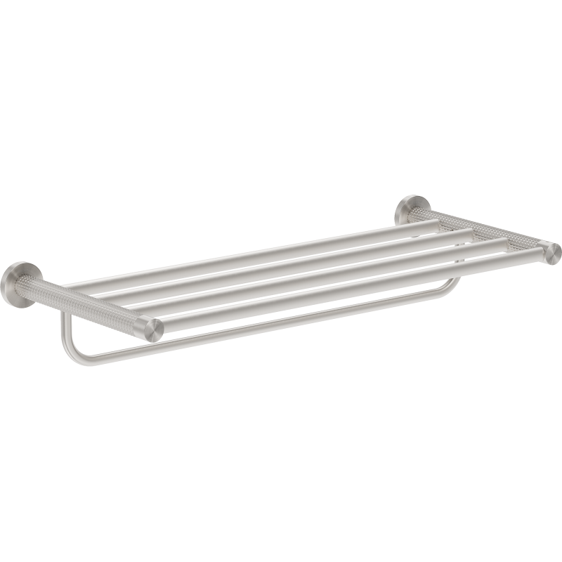Mexen Triv rankšluosčių lentyna, šlifuotas nikelis - 70A33081-97