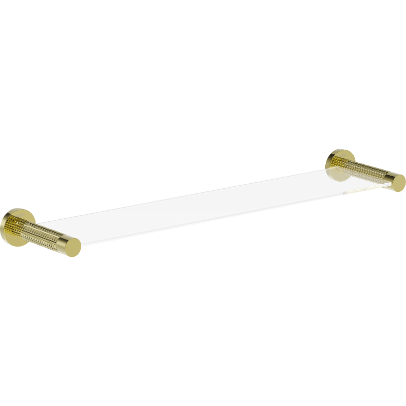 Mexen Triv pakabinama stiklinė lentyna, auksinė - 70A33061-50