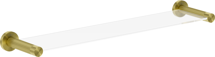 Mexen Triv pakabinė stiklinė lentyna, šlifuotas auksas - 70A33061-55