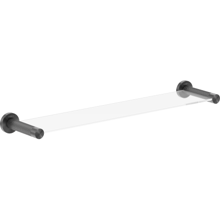 Mexen Triv kabantis stiklinė lentyna, šlifuota ginklo pilka - 70A33061-66