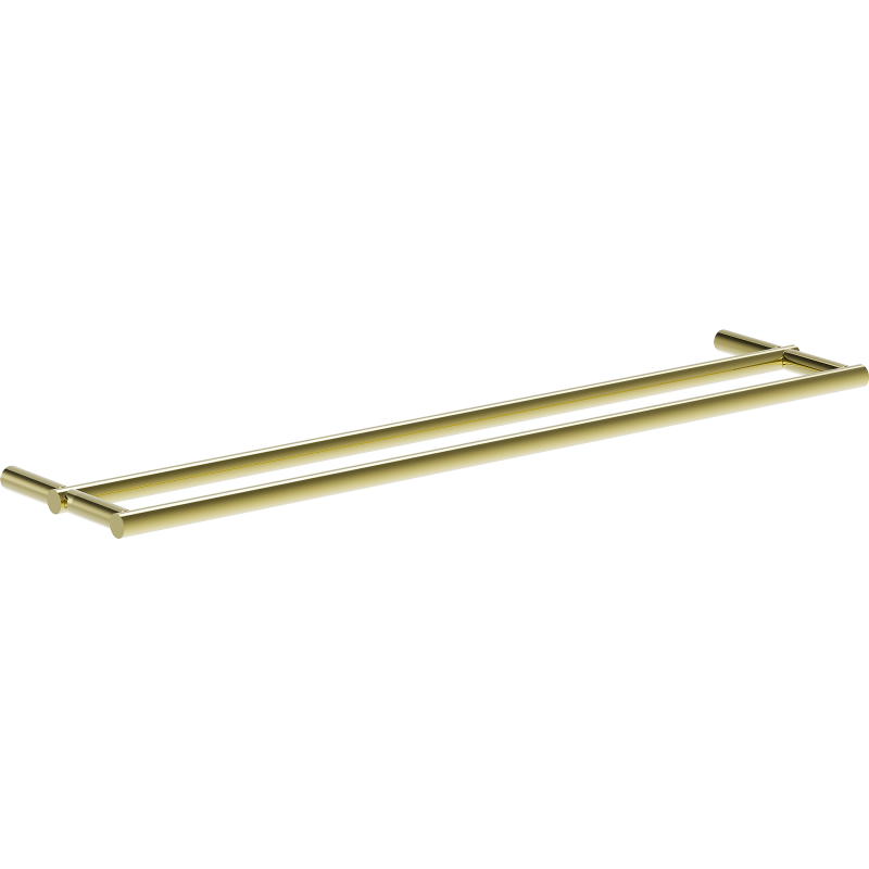 Mexen Loop dvivietis rankšluosčių laikiklis, auksinis - 70A71047-50