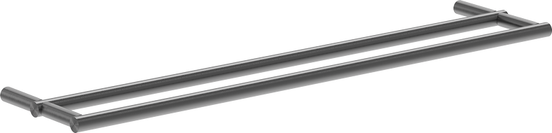 Mexen Loop dvigubas rankšluosčių laikiklis, šlifuota ginklo pilka - 70A71047-66