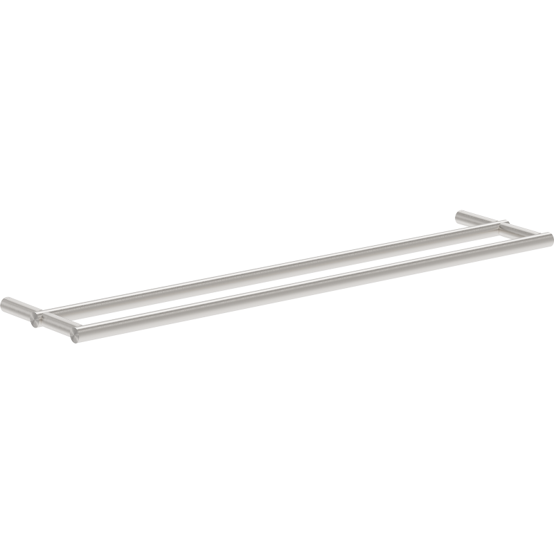 Mexen Loop dvivietis rankšluosčių laikiklis, šlifuotas nikelis - 70A71047-97