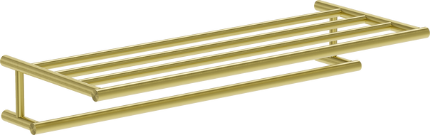 Mexen Loop rankšluosčių lentynėlė, šlifuotas auksinis - 70A71081-55