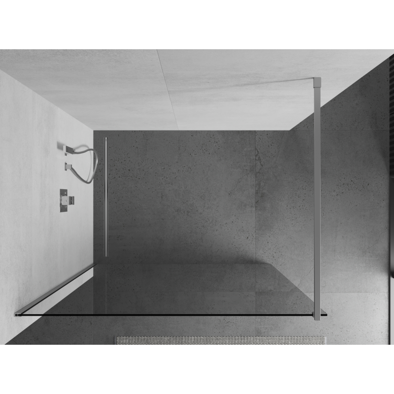 Mexen Kioto dušo sienelė Walk-in 80 x 200 cm, skaidri 8 mm, chromuota - 800-080-101-01-00
