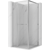 Mexen Linea stumdomos dušo kabina 85 x 85 cm, skaidri, chrominė - 8E1-085-085-01-01