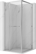 Mexen Linea stumdomas dušo kabinas 95 x 95 cm, permatomas, chromas - 8E1-095-095-01-01