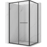 Mexen Linea stumdomos dušo kabina 80 x 100 cm, skaidri, juoda - 8E1-080-100-70-70