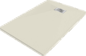 Mexen Hugo stačiakampė dušo kabina SMC 90 x 80 cm, smėlio spalvos, nerūdijančio plieno dangtelis - 42698090-X