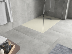 Mexen Hugo Stačiakampė dušo padėklas SMC 100 x 90 cm, smėlinis, nerūdijančio plieno dangtelis - 42699010-X