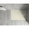 Mexen Hugo stačiakampis dušo padėklas SMC 120 x 70 cm, smėlio spalvos, baltas dangtelis - 42697012-W
