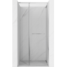 Mexen Linea 80 cm stumdomosios dušo durys, permatomos, chromuotos - 8E1-080-000-01-01