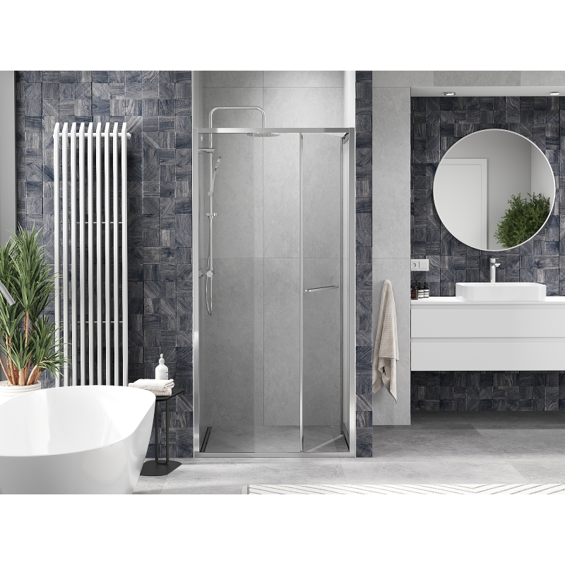 Mexen Linea stumetriniai slankiojančios dušo durys, skaidrias, chromas - 8E1-100-000-01-01