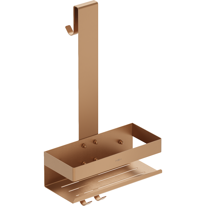 Mexen Brin-1 vonios krepšys su pakaba, šepečiuota varis - 70A8841-65