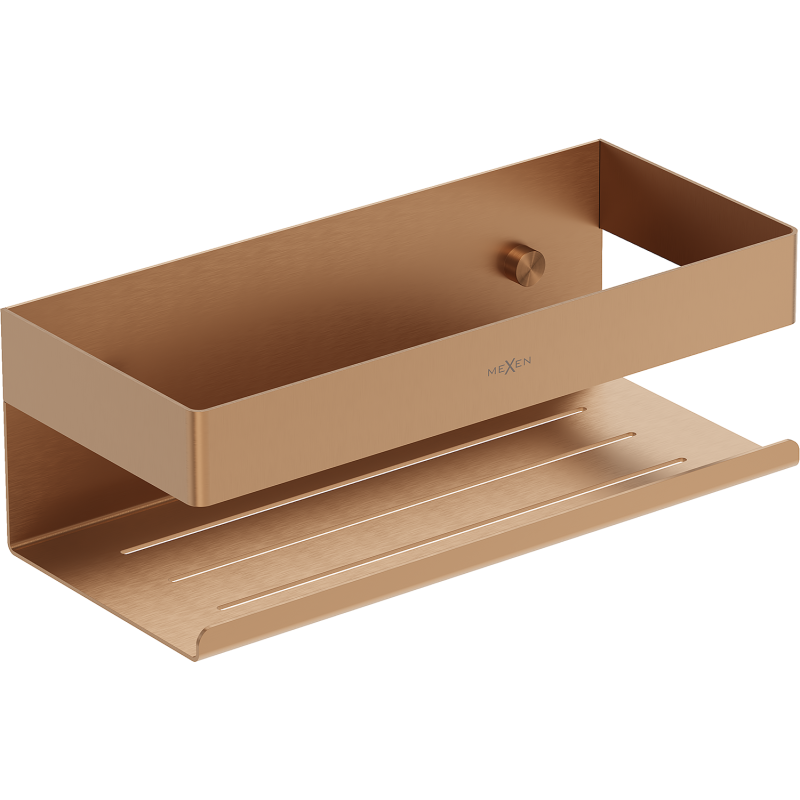 Mexen Brin-L vonios krepšelis, šlifuoto vario - 70A8730-65