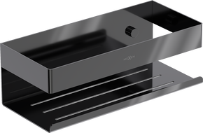 Mexen Brin-L vonios krepšelis, juodas chromas - 70A8730-73