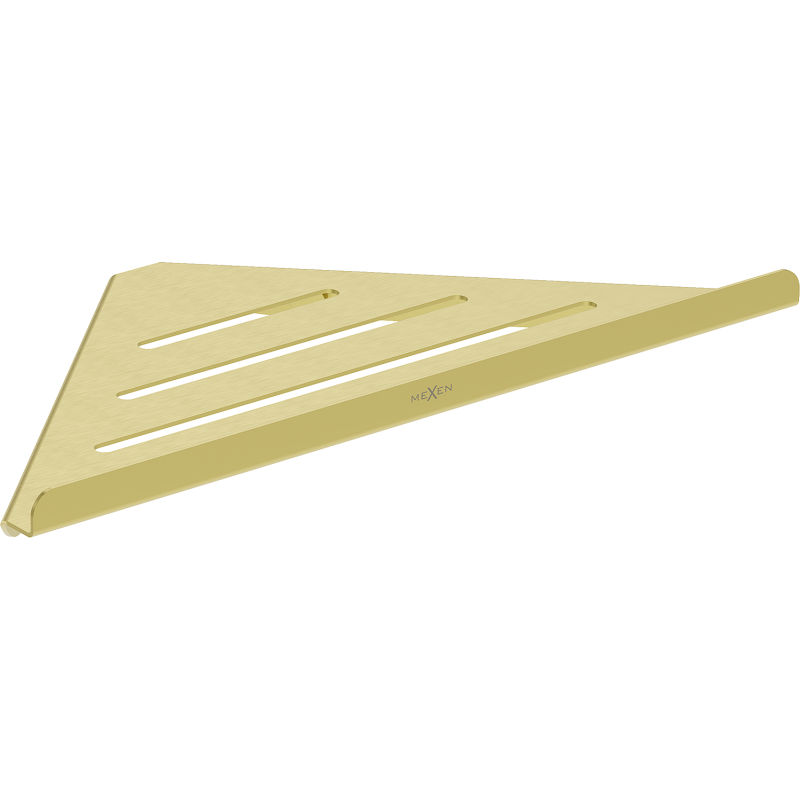 Mexen Diva-C vonios kampinis krepšelis, šlifuotas auksas - 70A8528-55