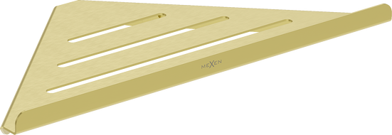 Mexen Diva-C vonios kampinis krepšelis, šlifuotas auksas - 70A8528-55