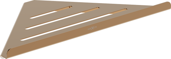 Mexen Diva-C vonios kampinė lentynėlė, rausvas auksas - 70A8528-60