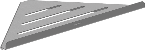 Mexen Diva-C vonios kampinė lentyna, šlifuota tamsiai pilka - 70A8528-66