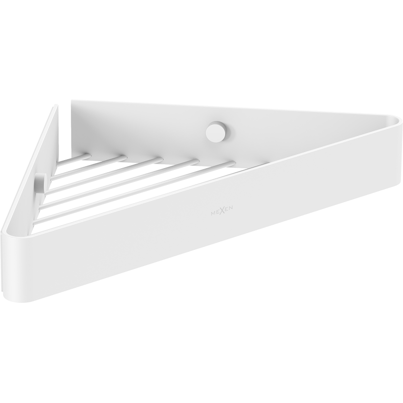 Mexen Evos-C vonios kampinė lentyna, balta - 70A8514-20