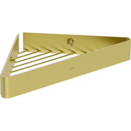 Mexen Evos-C vonios kampinis krepšelis, šlifuotas auksinis - 70A8514-55