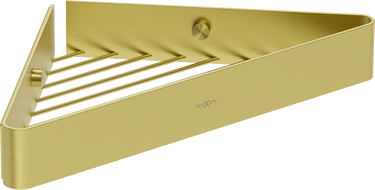 Mexen Evos-C vonios kampinis krepšelis, šlifuotas auksinis - 70A8514-55