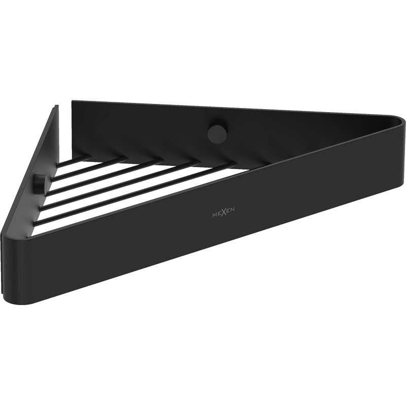 Mexen Evos-C vonios kambario kampinis krepšelis, juodas - 70A8514-70