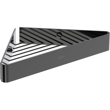 Mexen Evos-C vonios kampinis krepšelis, juodas chromas - 70A8514-73