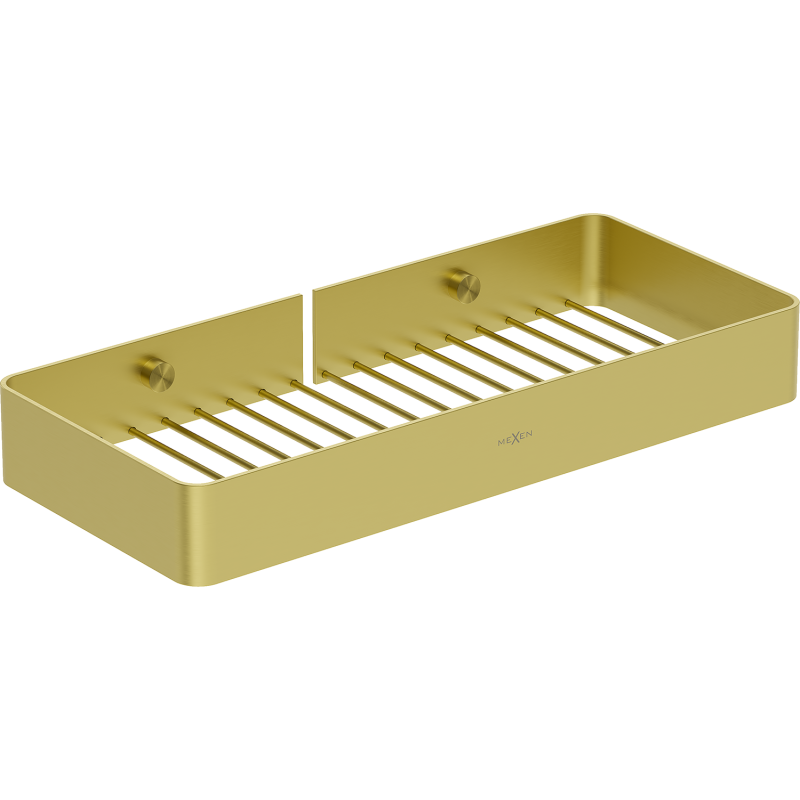 Mexen Evos-L vonios krepšelis, šlifuotas auksinis - 70A8714-55