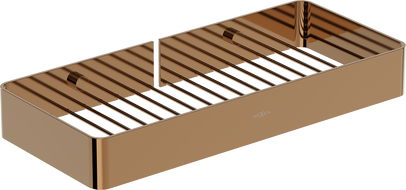 Mexen Evos-L vonios krepšelis, rožinis auksas - 70A8714-60