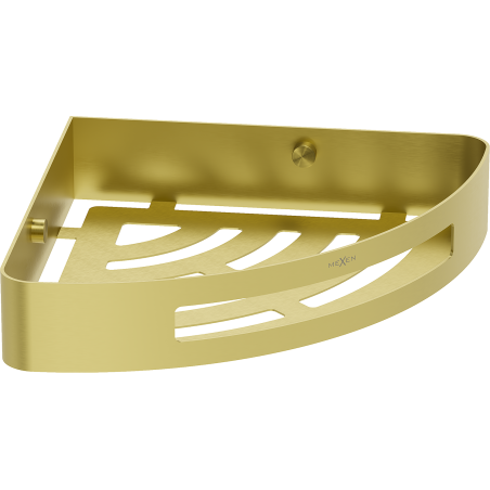 Mexen Laxo-C kampinis vonios krepšys, šlifuotas auksinis - 70A8513-55