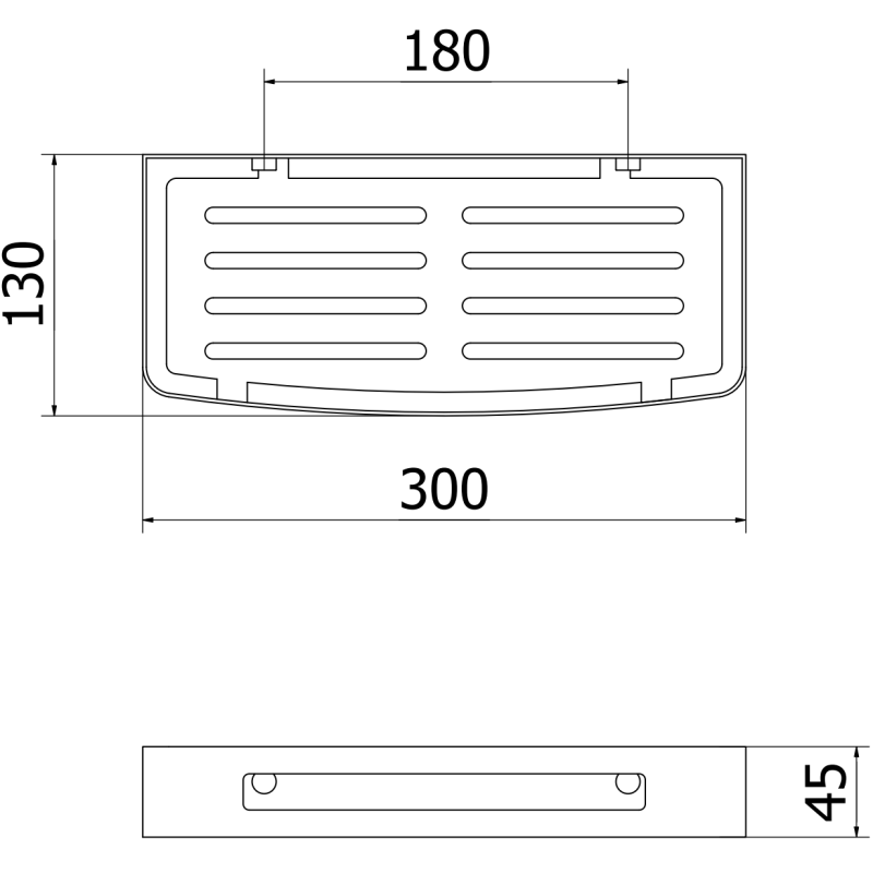 Mexen Laxo-L vonios krepšelis, auksinis - 70A8713-50
