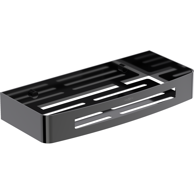 Mexen Laxo-L vonios kambario krepšys, juodas chromas - 70A8713-73