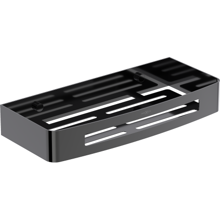 Mexen Laxo-L vonios kambario krepšys, juodas chromas - 70A8713-73