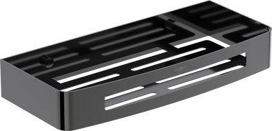 Mexen Laxo-L vonios kambario krepšys, juodas chromas - 70A8713-73