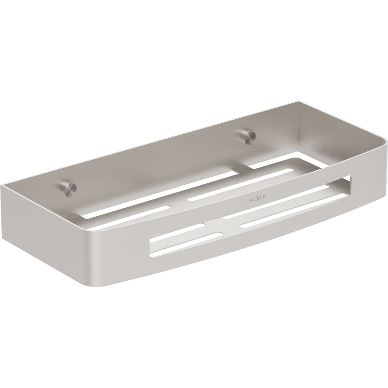 Mexen Laxo-L vonios krepšys, šlifuotas nikelis - 70A8713-97