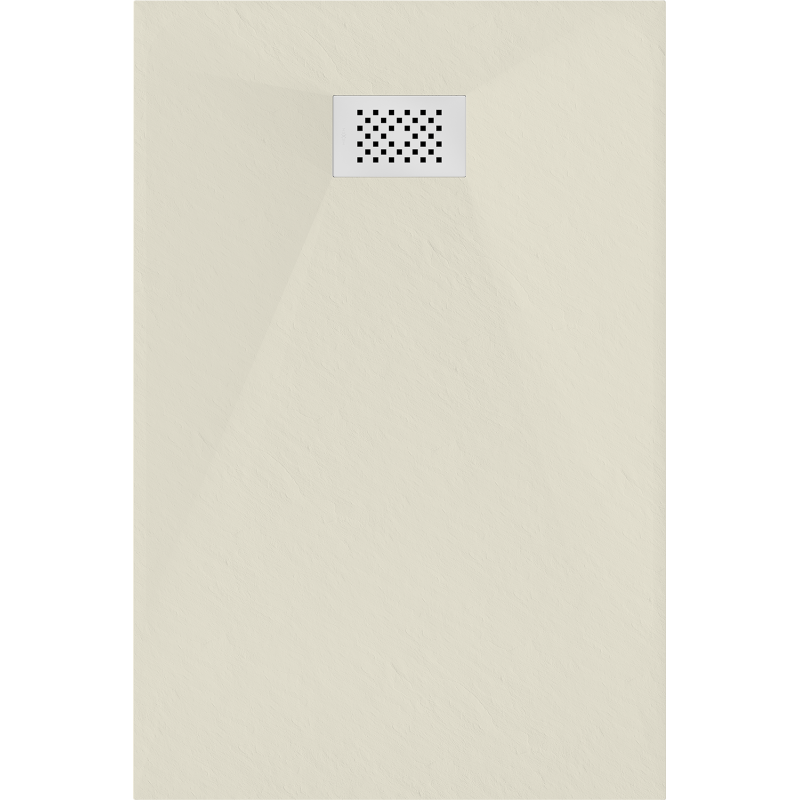 Mexen Hugo Stačiakampė SMC dušo kabina 100 x 90 cm, smėlio spalvos, balta apdaila - 42699010-W