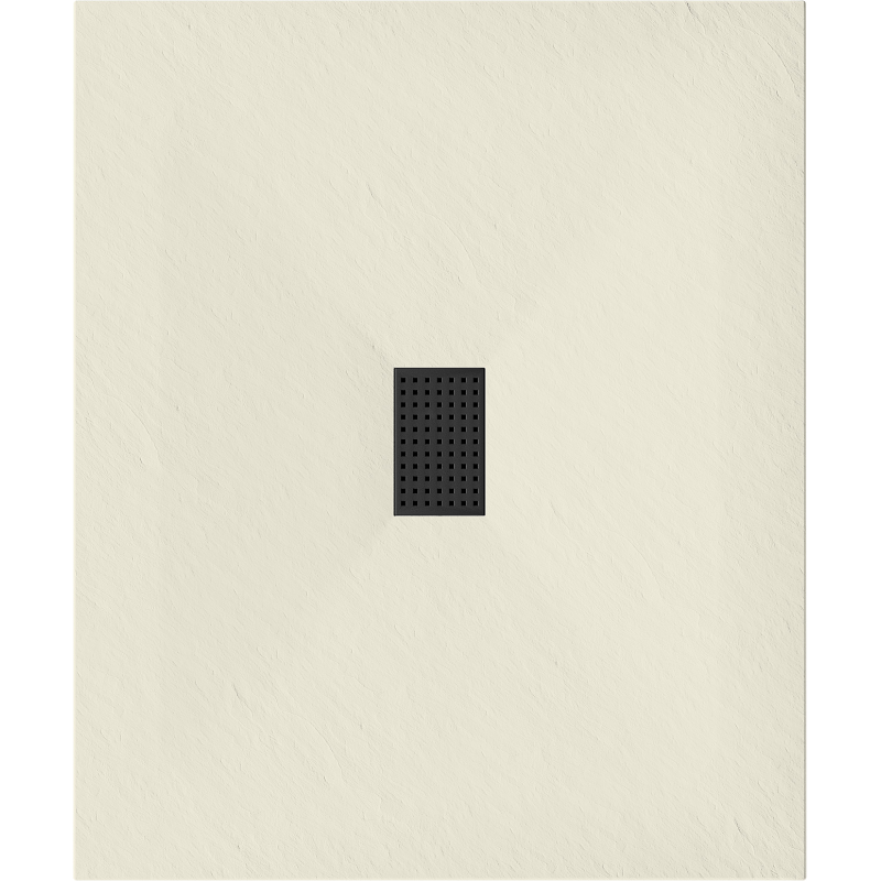 Mexen Hugo stačiakampis dušo padėklas SMC 120 x 100 cm, smėlio spalvos, juodas dangtelis - 42691012-B