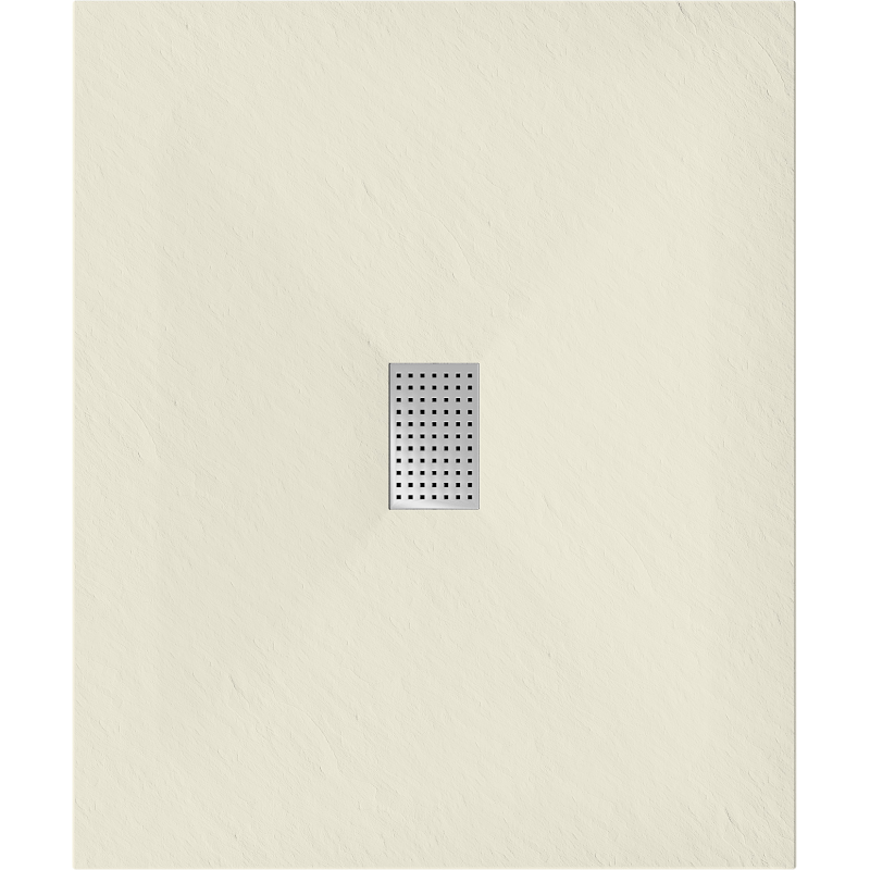 Mexen Hugo stačiakampė dušo plokštė SMC 120 x 100 cm, smėlio spalvos, plieninis dangtis - 42691012-X