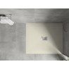 Mexen Hugo stačiakampė dušo plokštė SMC 120 x 100 cm, smėlio spalvos, plieninis dangtis - 42691012-X